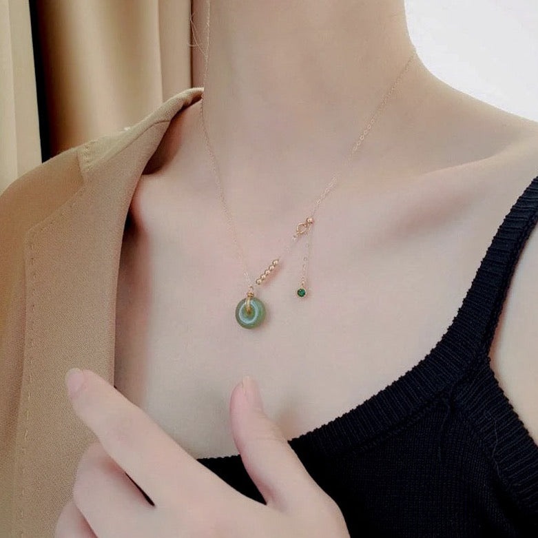 Enchanted Jade Adjustable Necklace
