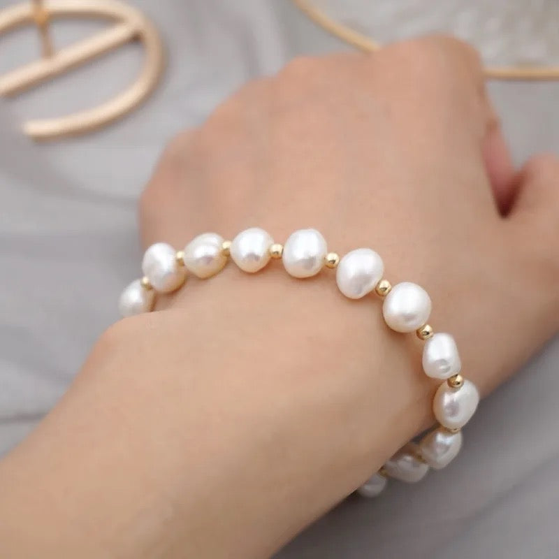 Classic Natural Pearl Bracelet