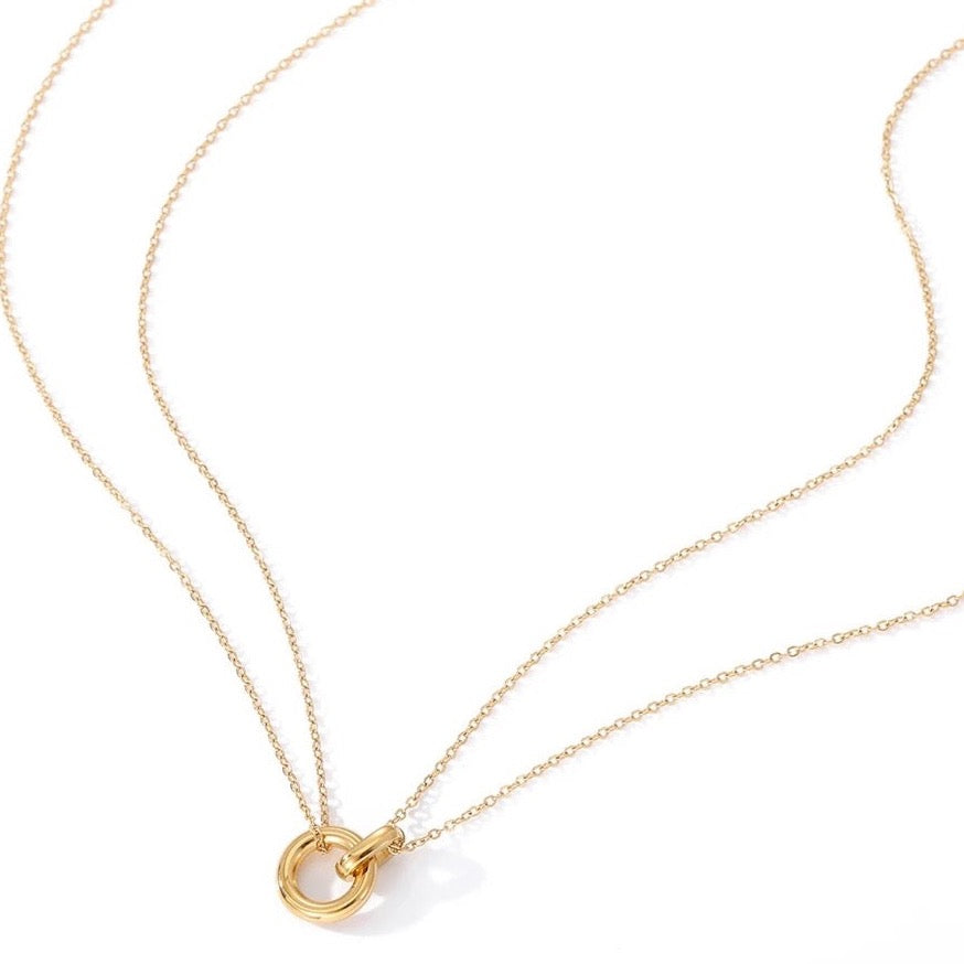 Limited Premium Eternity Charm Necklace (Gold/316L)
