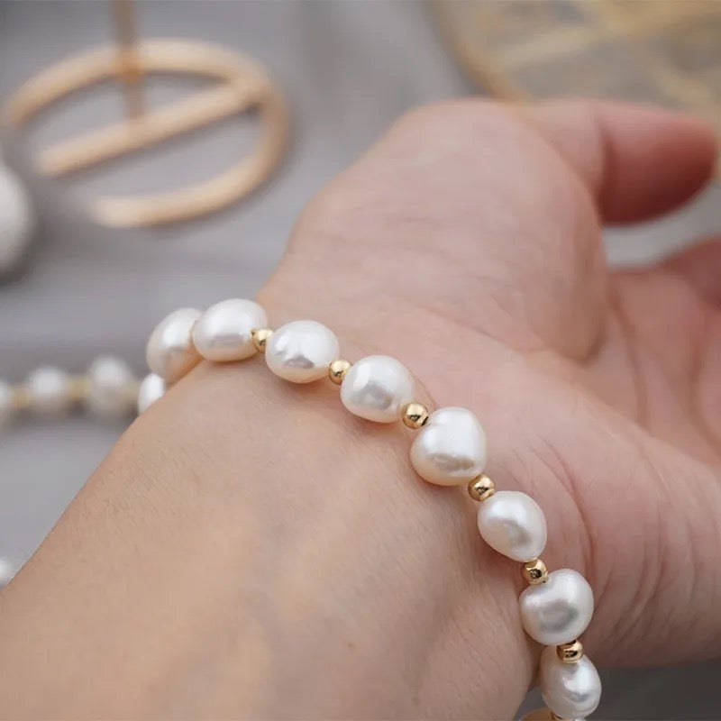 Classic Natural Pearl Bracelet