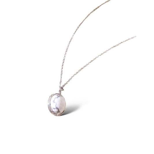 Howlite Gemstone Necklace