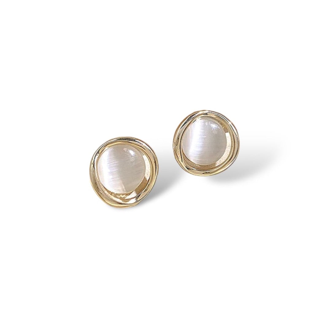 Opal Classic Stud Earrings (925S)